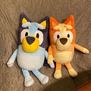 Bluey 18" / Bingo 16” Stuffed Animal Set